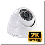 Купольная проводная AHD камера KDM 1250-2 разрешение Full HD
