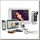 Комплект цветной видеодомофон Eplutus EP-7100 и электромеханический замок Anxing Lock – AX066
